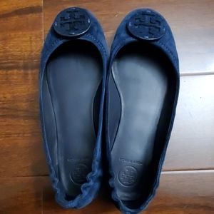 Tory Burch Minnie Travel Logo Ballet Flats 6.5